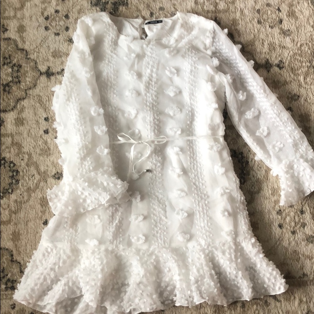 Shein White Dress